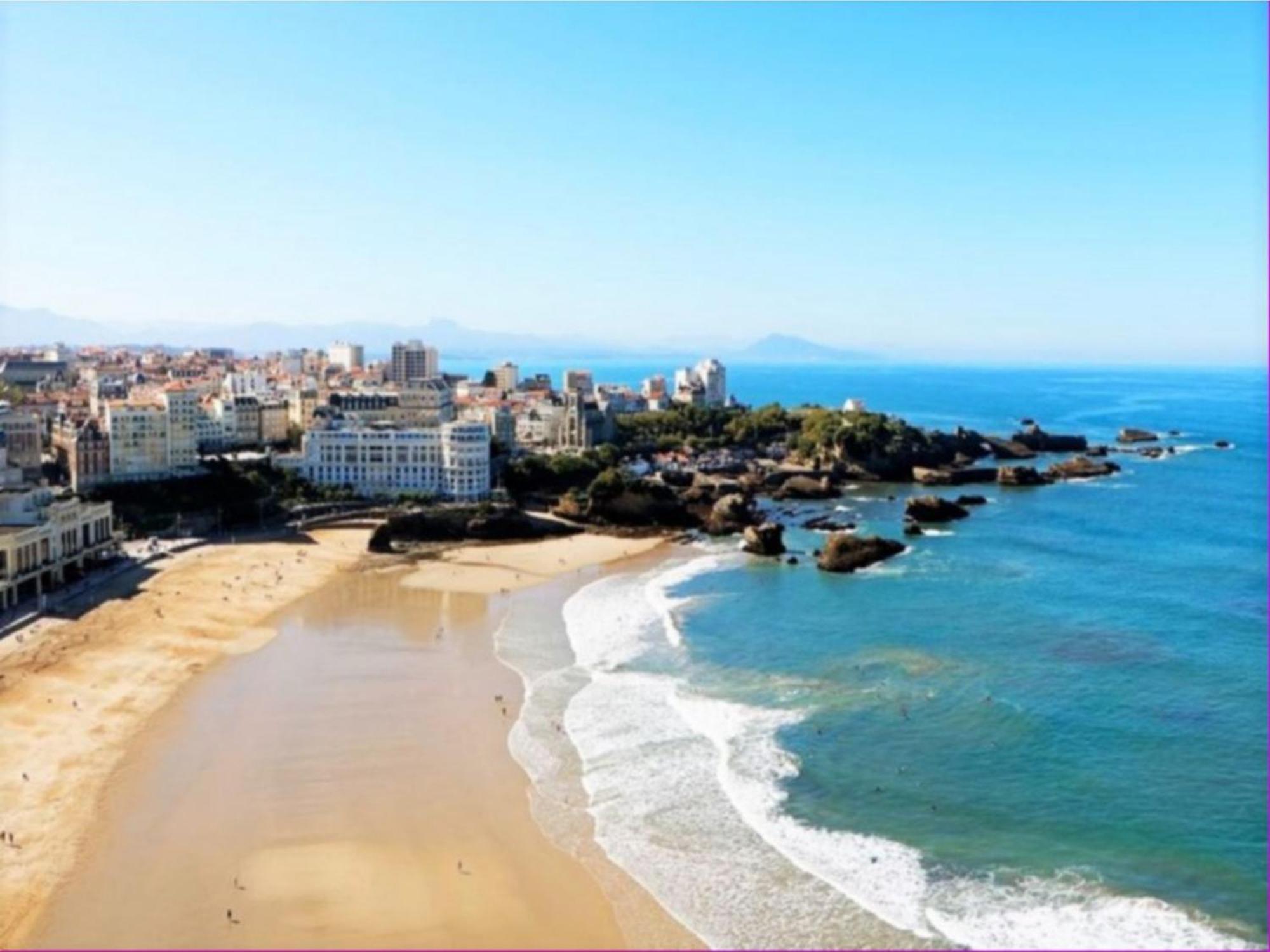 Studio Front De Mer Avec Piscine Et Balcon A Biarritz - Fr-1-3-412 Экстерьер фото